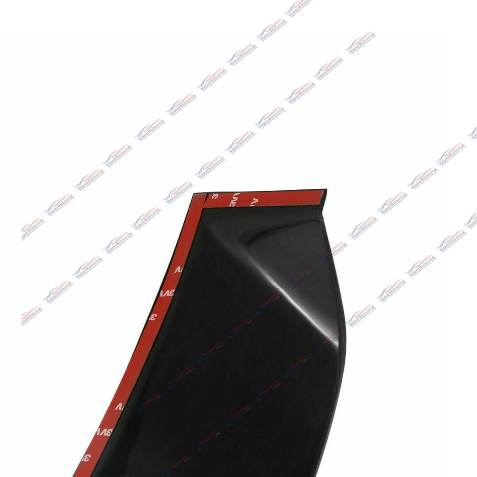 For Mitsubishi Lancer EVO 2008-17 Sedan JDM Sport Rear Roof Window Visor Spoiler - Image 4 of 4