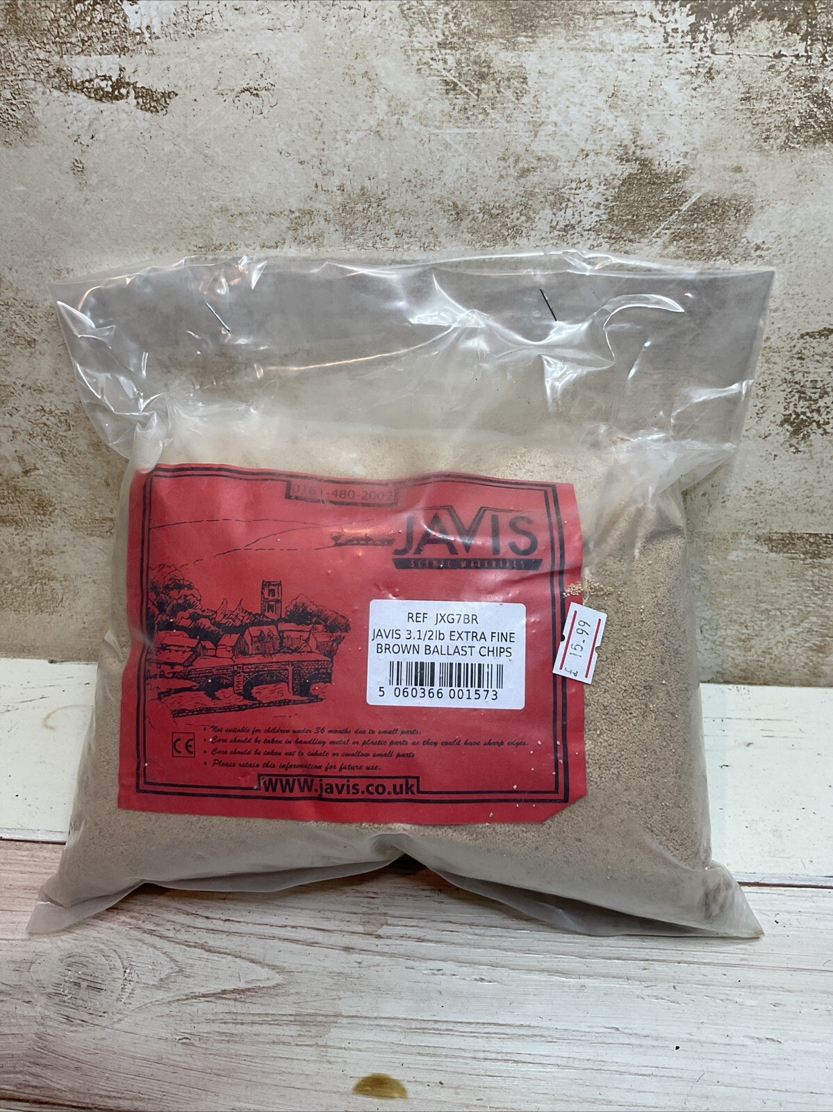 Javis 3.5lb Beige/Brown Ballast Chips | Railway Hobby Basing Material