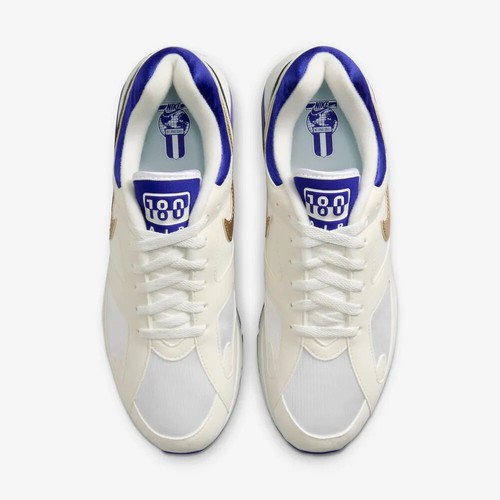 New Nike Air 180 Shoes - Summit White/ Concord (FJ9259-101) - Picture 4 of 8