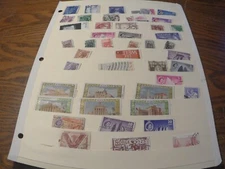 SB11 Estate sale World stamp lot stamps from  mix country collection