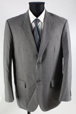 Studio Coletti grau-gesetreiftes Sakko Gr.50/M Polyester Viskose Top Zustand