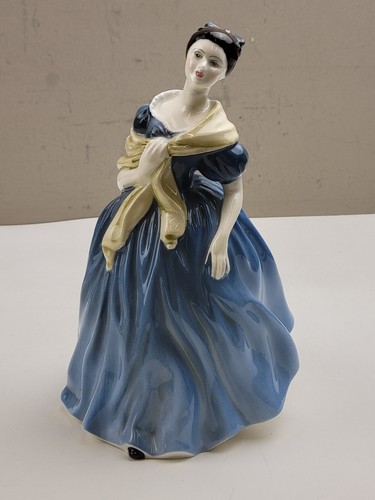 Vintage 1963 Royal Doulton #2304 "Adrienne" 8-inch Tall Bone China Lady Figurine - Picture 2 of 9