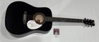 JAMES TAYLOR SIGNED FULL SIZE BLACK ACOUSTIC GUITAR SWEET BABY JAMES JSA COA — photo 1
