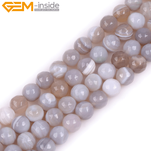 Naturstein gestreift Sardonyx Achat Perlen für Schmuckherstellung 15 Zoll facettiert 4-14 mm - Bild 83 von 86