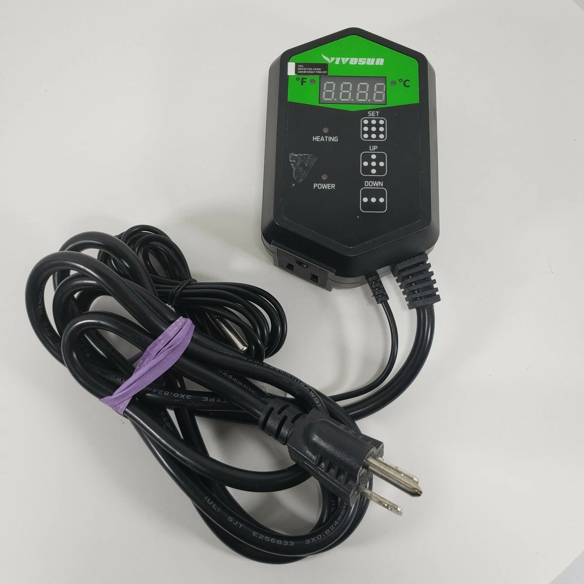 VIVOSUN Digital Heat Mat Thermostat Temperature Controller ONLY Tested  Works | eBay