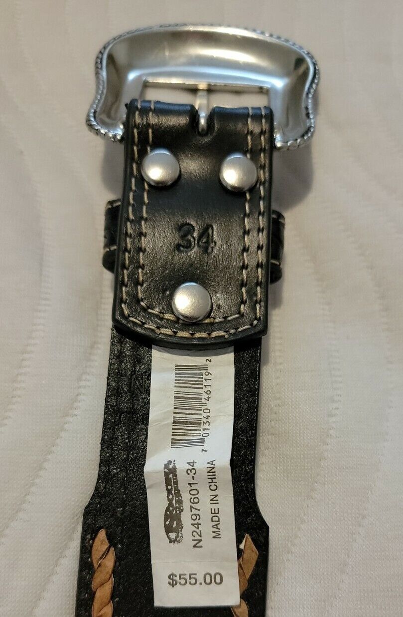 Lot of 3 Belts, 2 are 34", 1 is approx 30" - image 5