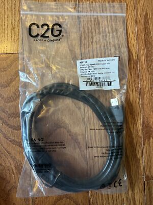 C2G 6ft High Speed HDMI Cable with Ethernet #56783 | eBay