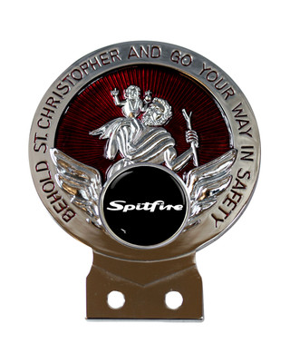Triumph Spitfire Schriftzug Logo St Chris Auto Badge + Befestigungen Auswahl aus 3 Farben