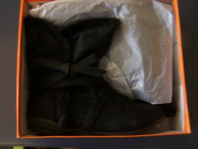 Ca collection by carrini women's vegan-suede boots - size: 9 - Black (p/n 52-697) (804833485016)