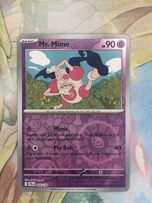 Mr. Mime 058/159 Sv09: Journey Together Reverse Holo