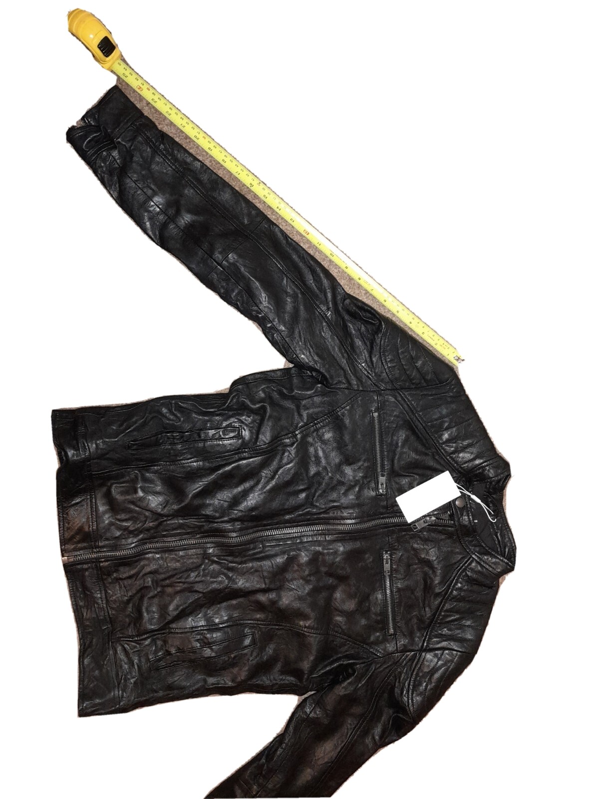 Jack and Jones Leather Jacket Small image 8