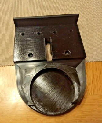 Mod for Thrustmaster TH8A Shifter to allow mount of button box - 3d printed