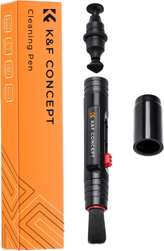 Professional Lens Cleaning Pen with Soft Brush, Carbon Head for Canon, Nikon, Pe
