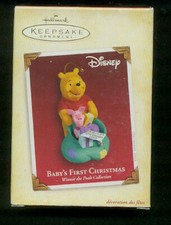 Winnie the Pooh Baby's First Christmas Hallmark Ornament