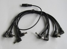 8 Way Effects Daisy Chain Guitar Effect Pedal Power Supply Splitter Cable