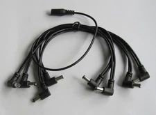 8 Way Effects Daisy Chain Guitar Effect Pedal Power Supply Splitter Cable  