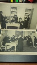 Fiume 1940 Coppia Foto "PNF Centro F.Mobilitazione Civile Fiume" Fiduciarie Fasc