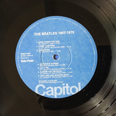 The Beatles - 1967-1970 Double LP Vinyl Record Album Capitol SKBO