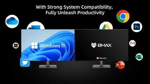 Bmax Mini-PC B3 Pro Intel N5095 (bis zu 2,9 GHz) 8 GB LPDDR4 RAM 256 GB SSD - Bild 16 von 19