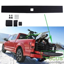 For 2015-18 19 Ford F150 Tailgate Flexible Flex Step Pad Molding Trim W/Button