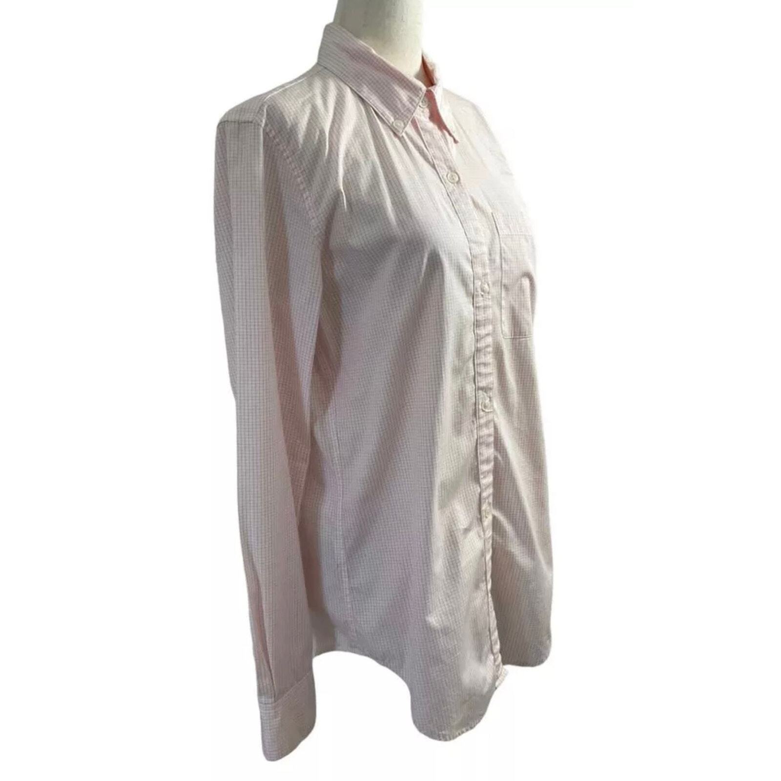 Calvin Klein Pink & White Basic Button Down Shirt… - image 3
