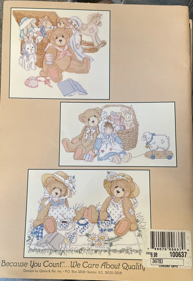 Cherished Teddies Cross Stitch Patterns for all Occasions Book 81 Gloria & Pat - Image 2 of 4
