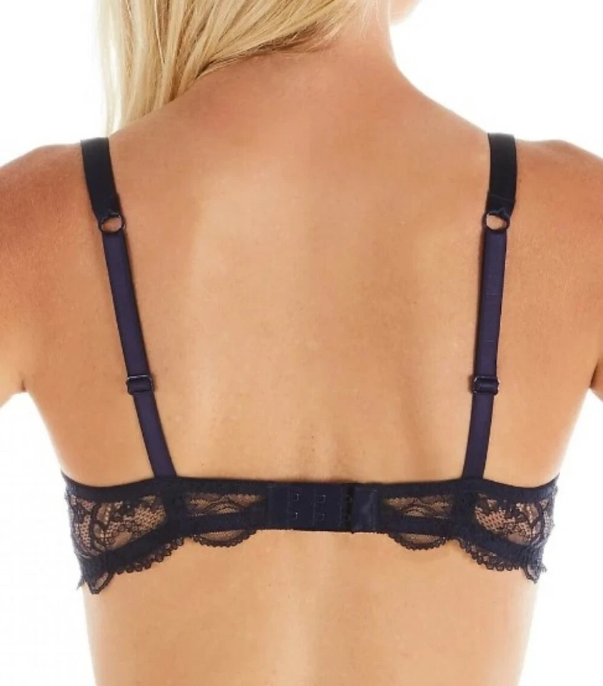 Lise Charmel 269570 Women's Vertical Seam Demi Cup Bra Navy Size 34C - Image 2 of 2