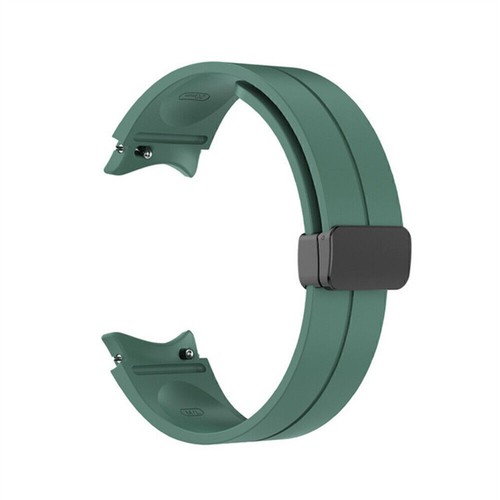 Cinturino Cinturino Gomma Silicone Magnetico per Samsung Galaxy Watch 6 classic 5 pro - Foto 30 di 75