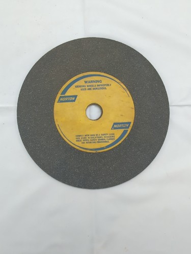 Rueda de molienda Norton 57A60-L5VBE 10"" x 1/4"" x 1"" 2485 rpm máximo nuevo de lote antiguo - Imagen 2 de 2