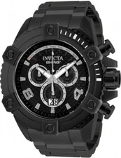 Invicta SHAQ Chronograph Quartz Diamond Black Dial Men's Watch 33728