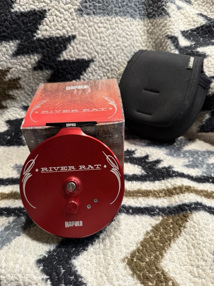 Carrete de pasador central Rapala River Rat Foto 2 de 4