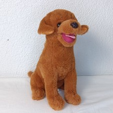 The Brown Palace Denver Souvenir Plush Brown Dog Open Mouth Stuffed Animal Pup