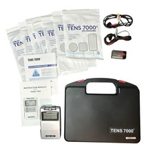 Tens 7000 Digital Pain Management Unit OTC Muscle Stimulator w/ Extra Pads