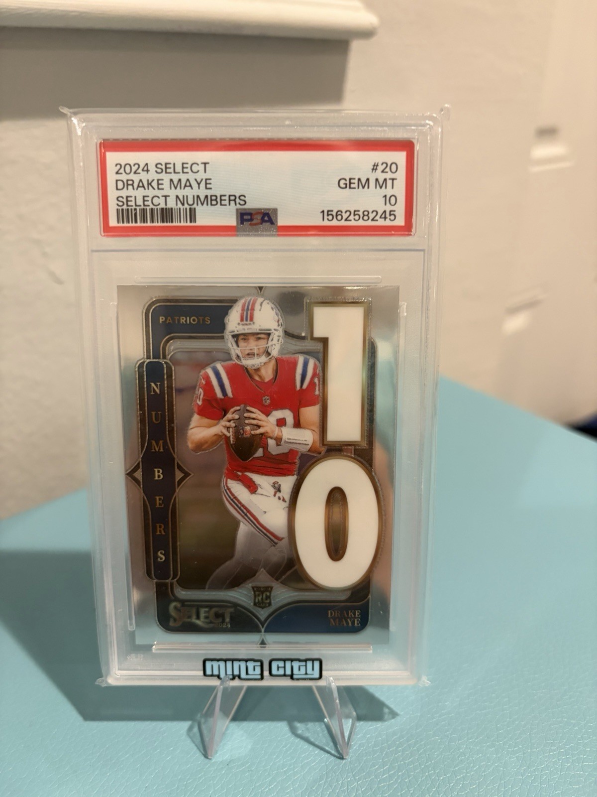 Drake Maye Panini Select Numbers #20 Base