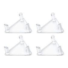 4 Pcs Rugby Storage Rack Football Stand Clear Display Holder Accessories