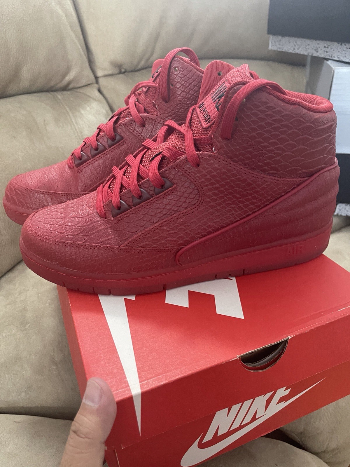 Nike Air Python Premium Gym Red - image 5