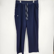 Figs Scrub Pants Womens XXL Kade Cargo Pockets Healthcare Uniforms Navy Blue