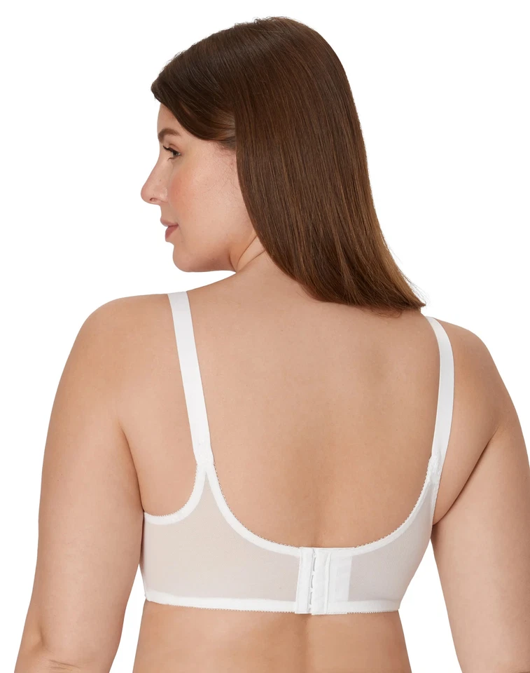 Bali Underwire Bra Flower Full Coverage Comfort Figure Floral U Back Womens 0180 - Image 3 of 4