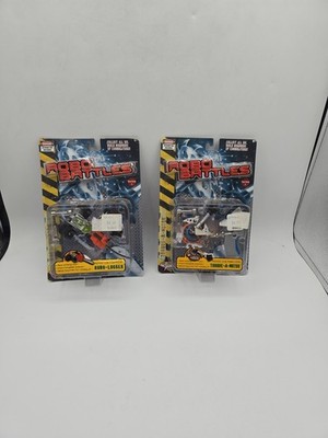 Robo Battles, Robo Logger Torque A Motor By A-Ha ToYs Inc 2000 New Lot Of 2 Seal