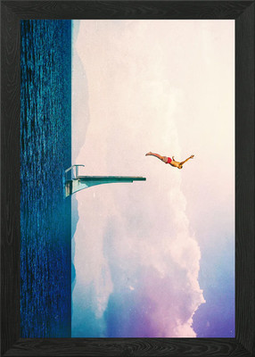Leap of Faith Gerahmtes Wandbild Poster Leinwanddruck Bild