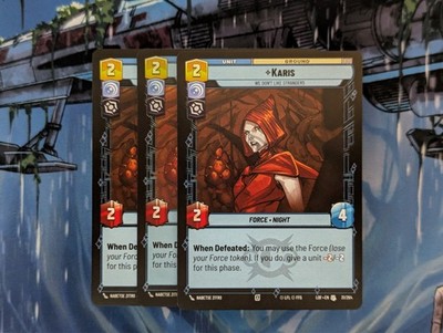 Star Wars Unlimited - 3x Karis - LOF31 Playset