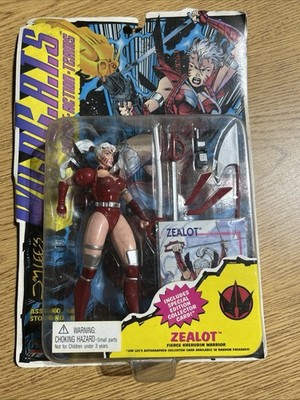 Vintage Playmates 1994 Wild C.A.T.S Wildcats Zealot #1802 Action Figure NEW
