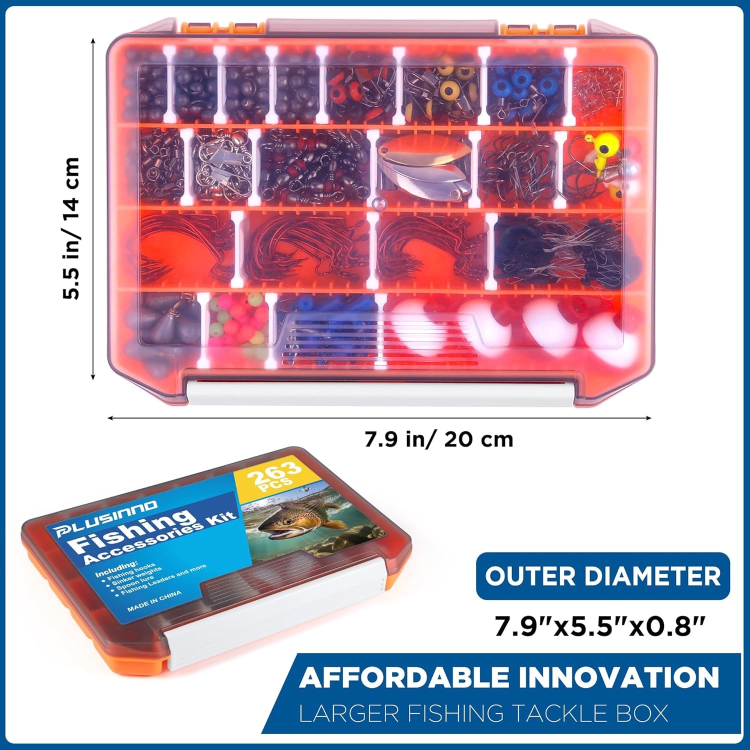 Fishing Lures Tackle Kit Crankbaits Spinnerbaits Worms Jigs Topwater Lures Set - Image 8