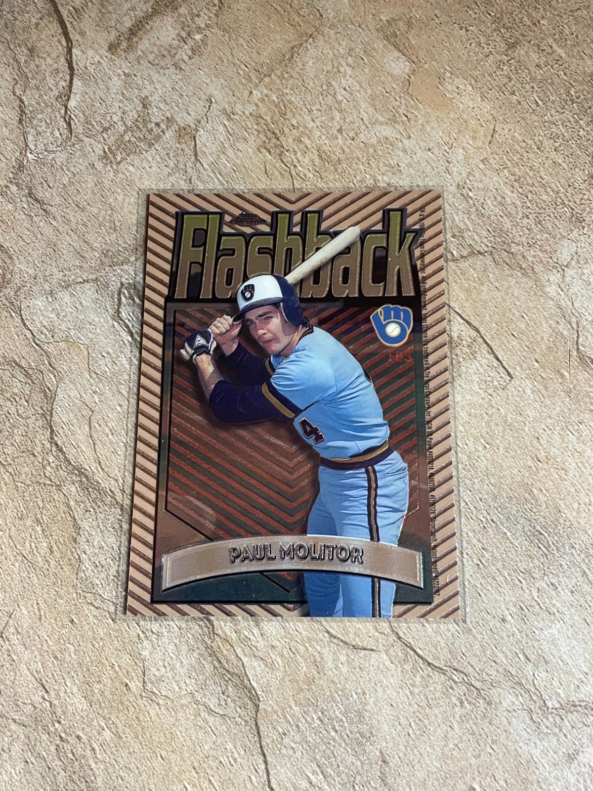 1998 Topps Chrome Paul Molitor Flashback Insert