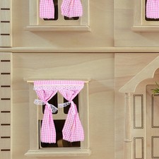  House Accessories for Home Lace Curtain Plaything Tiny Mini Decoration