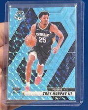 2024-25 Panini Mosaic - Trey Murphy III #68 Fluorescent Blue Mosaic Prizm /75