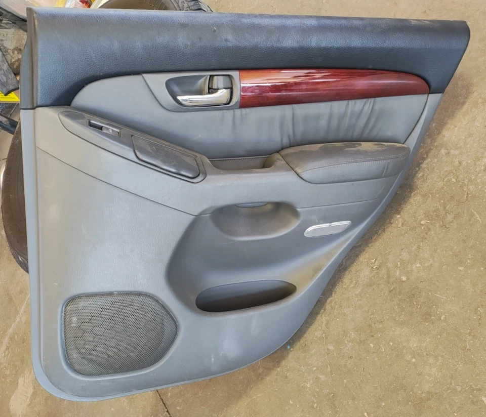 2003-09 LEXUS GX470 GRIS PUERTA INTERIOR PANEL CONJUNTO DE 4 MOLDURAS ''LH10'' OEM Foto 4 de 4