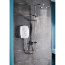 Triton T80Z Fast-Fit DuElec® 10.5kW Dual Head Electric Shower - White GEFFDU11