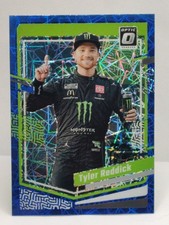 2024 Racing Donruss NASCAR Optic Blue Velocity Prizm Tyler Reddick 28 Card