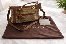 Gucci Tasche GG Canvas Handtasche Leder ORIGI...